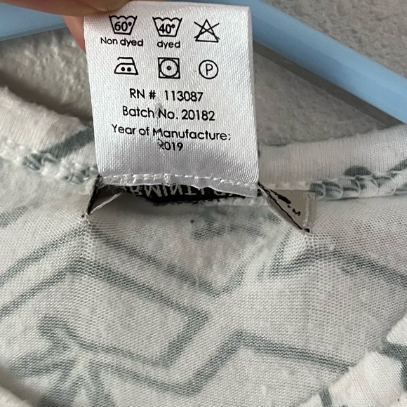 Spearmint Love Lizard Cloud White Tie Gown Size 0-3 Months - Picture 8 of 8